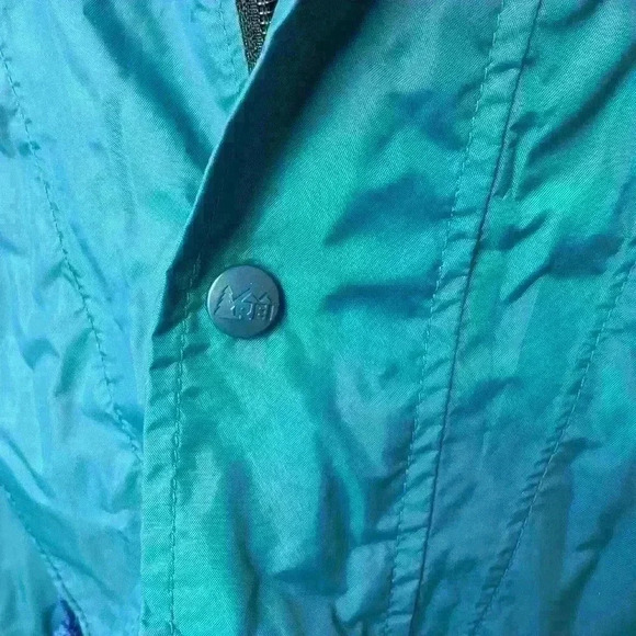REI Elements VINTAGE jacket windbreaker rain coat gorpcore backpacking PNW - Picture 7 of 11